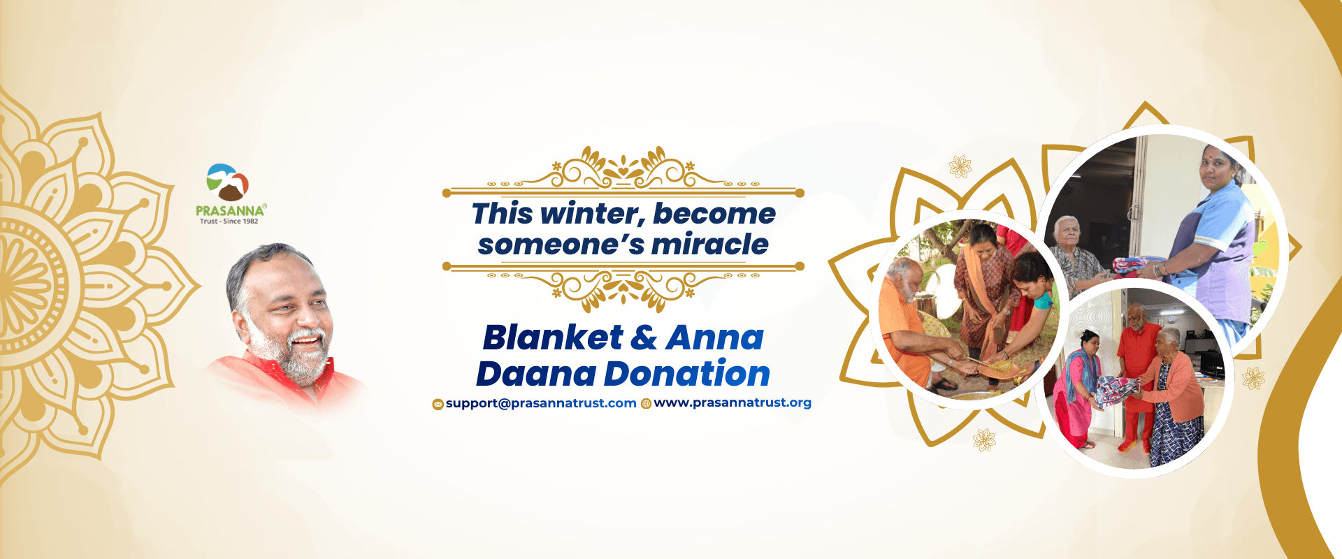 This winter, become someone’s miracle.